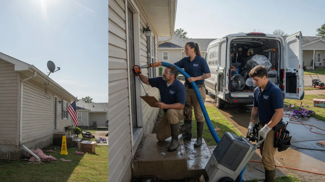 Ceiling Water Damage Restoration in Quapaw, OK near me